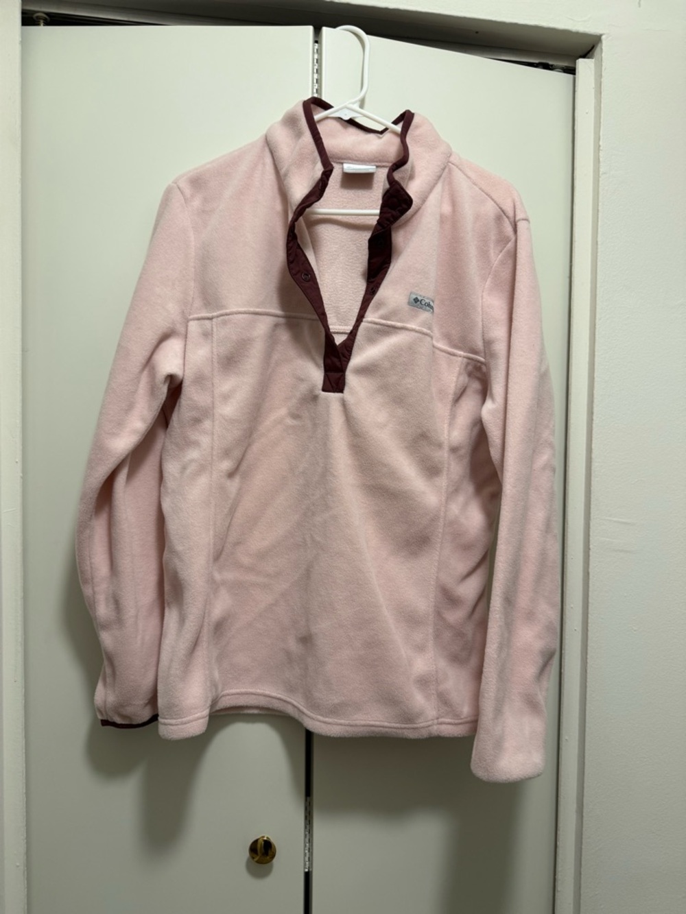 Columbia Pink Fleece Pullover Jacket